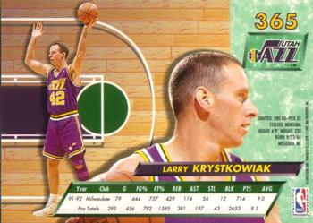 1992-93 Ultra #365 Larry Krystkowiak Back