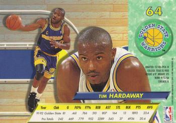 1992-93 Ultra #64 Tim Hardaway Back
