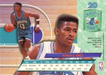 1992-93 Ultra #20 Kendall Gill Back