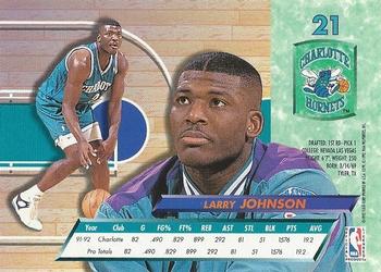 1992-93 Ultra #21 Larry Johnson Back