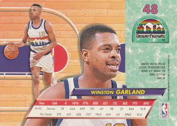 1992-93 Ultra #48 Winston Garland Back
