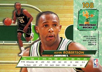 1992-93 Ultra #108 Alvin Robertson Back