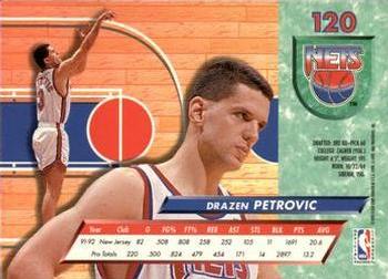 1992-93 Ultra #120 Drazen Petrovic Back