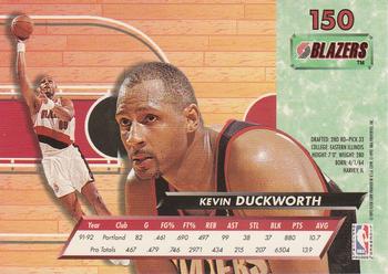 1992-93 Ultra #150 Kevin Duckworth Back