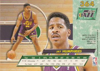 1992-93 Ultra #364 Jay Humphries Back