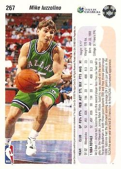 1992-93 Upper Deck #267 Mike Iuzzolino Back