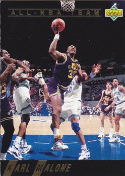 1992-93 Upper Deck - All-NBA Team #AN4 Karl Malone Front