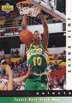 1992-93 Upper Deck - Jerry West Selects #JW16 Shawn Kemp Front