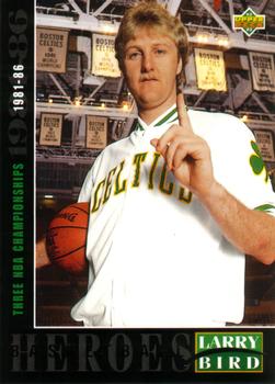 1992-93 Upper Deck - Basketball Heroes: Larry Bird #22 Larry Bird Front