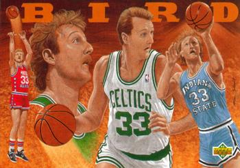 1992-93 Upper Deck - Basketball Heroes: Larry Bird #27 Larry Bird Front