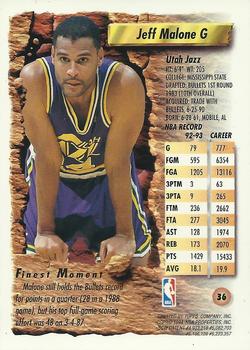 1993-94 Finest #36 Jeff Malone Back