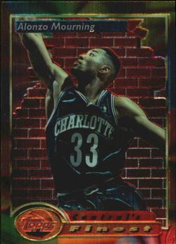 1993-94 Finest #104 Alonzo Mourning Front