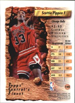 1993-94 Finest #105 Scottie Pippen Back