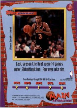 1993-94 Finest - Main Attraction #14 Steve Smith Back