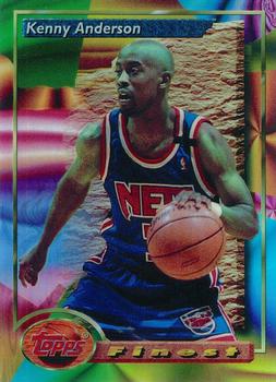 1993-94 Finest - Refractors #174 Kenny Anderson Front