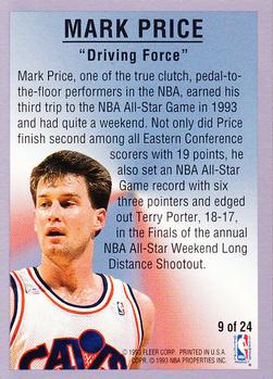 1993-94 Fleer - All-Stars #9 Mark Price Back