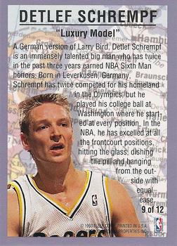 1993-94 Fleer - NBA Internationals #9 Detlef Schrempf Back