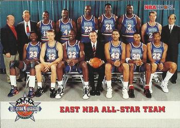 1993-94 Hoops #281 East NBA All-Star Team Front