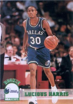 1993-94 Hoops #320 Lucious Harris Front