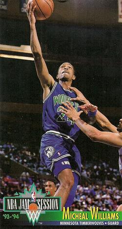 1993-94 Jam Session #136 Micheal Williams Front