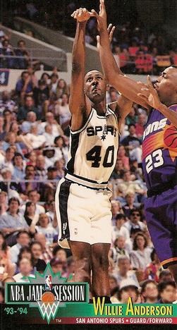 1993-94 Jam Session #201 Willie Anderson Front