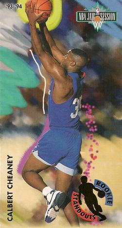 1993-94 Jam Session - Rookie Standouts #3 Calbert Cheaney Front