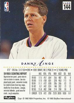 1993-94 SkyBox Premium #144 Danny Ainge Back