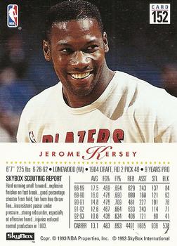 1993-94 SkyBox Premium #152 Jerome Kersey Back