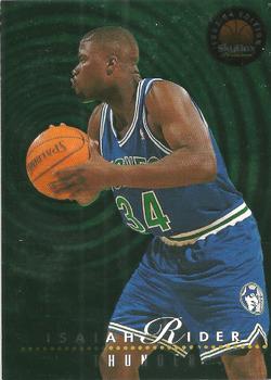 1993-94 SkyBox Premium - Thunder and Lightning #TL3 Isaiah Rider / Micheal Williams Front