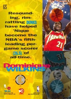 1993-94 Stadium Club - First Day Issue #65 Dominique Wilkins Back