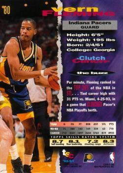 1993-94 Stadium Club - First Day Issue #80 Vern Fleming Back
