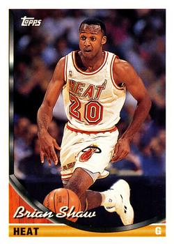 1993-94 Topps #44 Brian Shaw Front