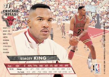 1993-94 Ultra #31 Stacey King Back