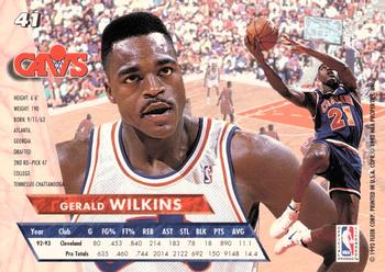 1993-94 Ultra #41 Gerald Wilkins Back