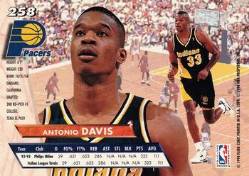 1993-94 Ultra #258 Antonio Davis Back