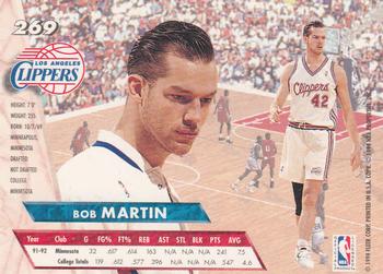 1993-94 Ultra #269 Bob Martin Back