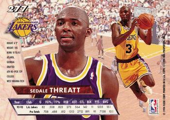 1993-94 Ultra #277 Sedale Threatt Back