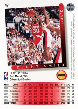 1993-94 Upper Deck #47 Kenny Smith Back