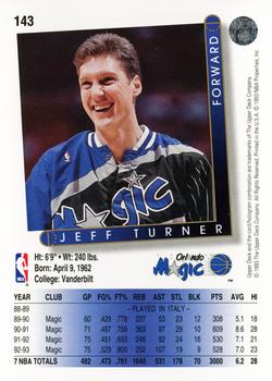 1993-94 Upper Deck #143 Jeff Turner Back