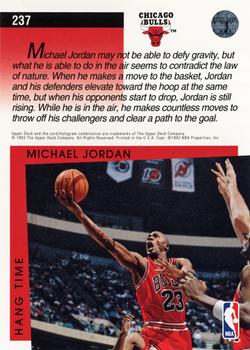 1993-94 Upper Deck #237 Michael Jordan Back