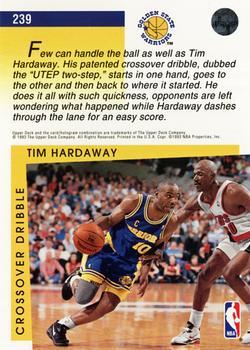 1993-94 Upper Deck #239 Tim Hardaway Back