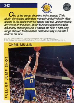 1993-94 Upper Deck #242 Chris Mullin Back