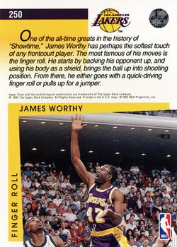1993-94 Upper Deck #250 James Worthy Back