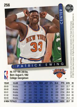 1993-94 Upper Deck #256 Patrick Ewing Back