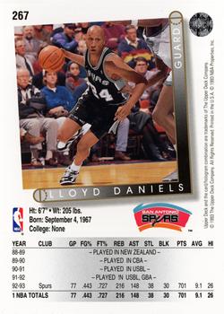 1993-94 Upper Deck #267 Lloyd Daniels Back