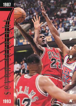 1993-94 Upper Deck #SP3 Michael Jordan / Wilt Chamberlain Front