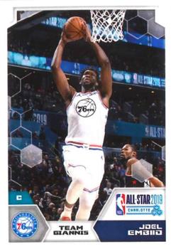 2019-20 Panini NBA Stickers European #17 Joel Embiid Front