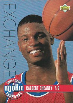 1993-94 Upper Deck - Rookie Exchange Silver #RE6 Calbert Cheaney Front