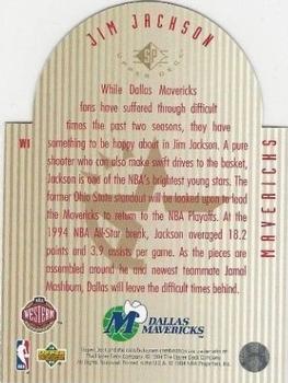 1993-94 Upper Deck Special Edition - Western Conference All-Stars #W1 Jim Jackson Back