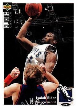 1994-95 Collector's Choice #134 Isaiah Rider Front